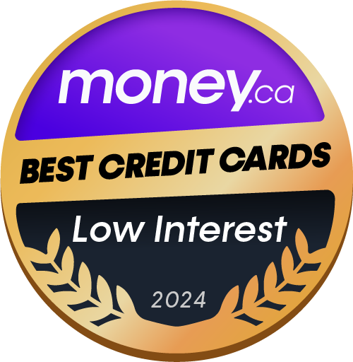 Best low interest credit cards badge